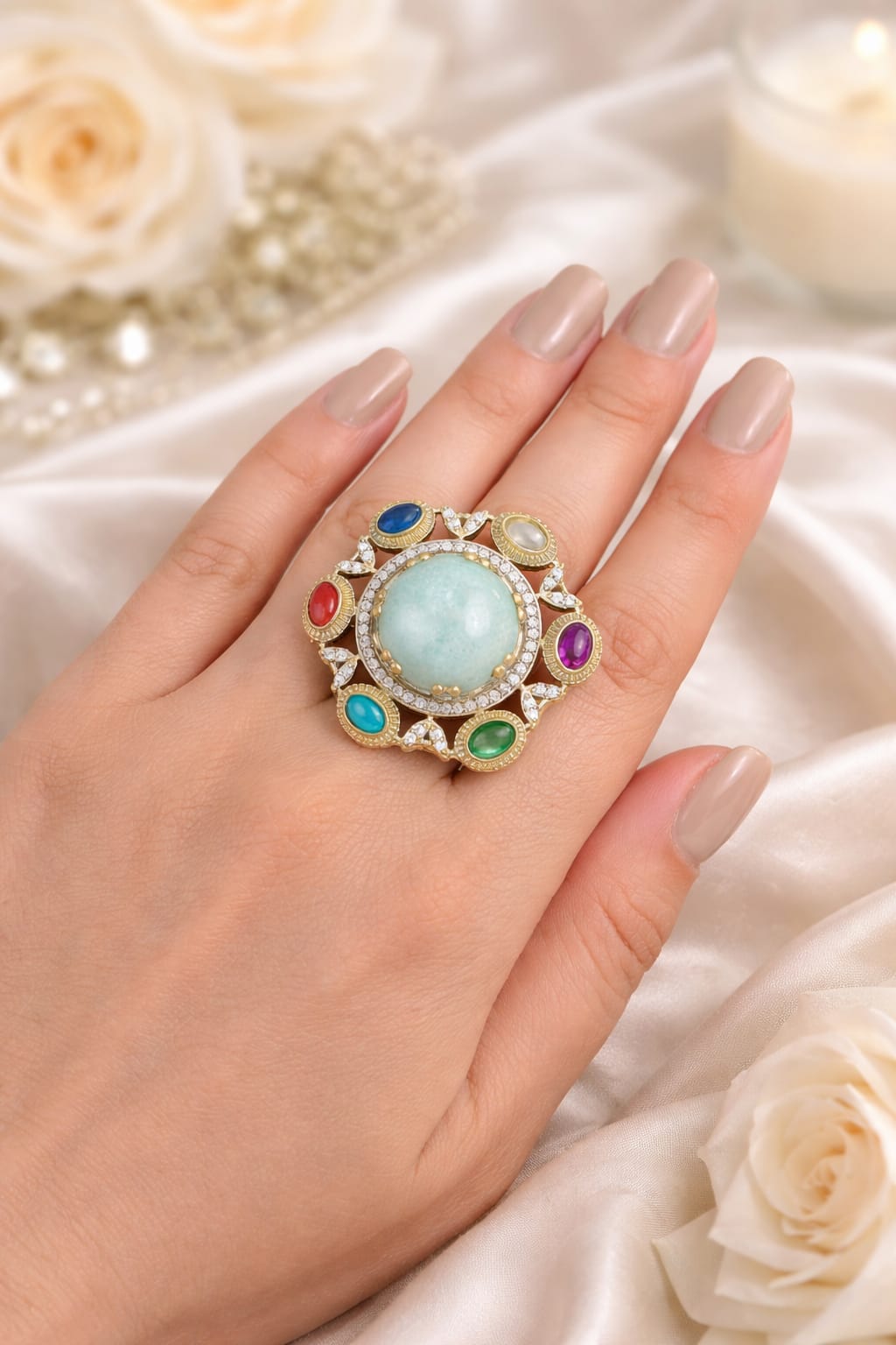 Navratan Muse Ring