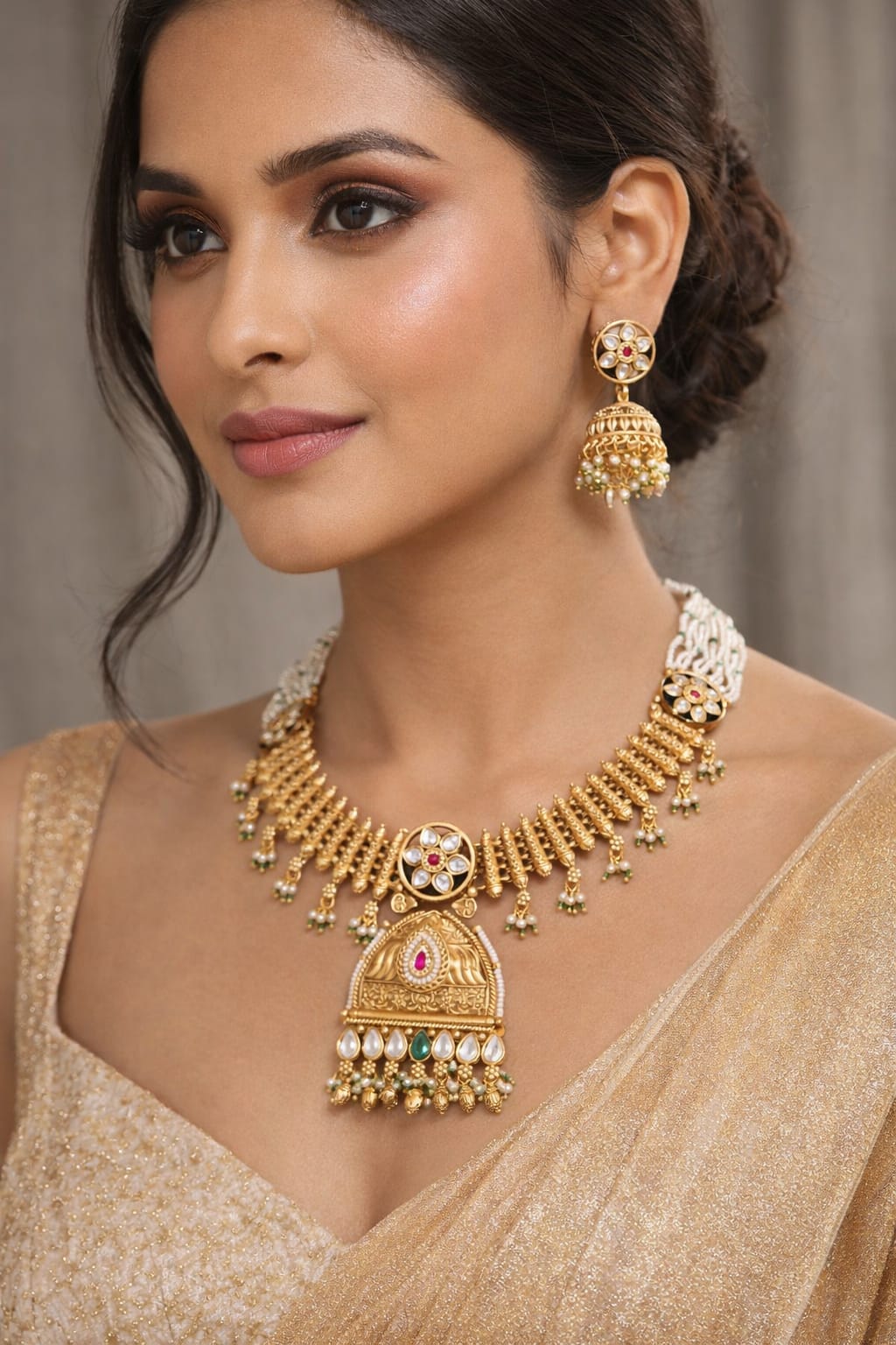 Meher Pearl Temple Set