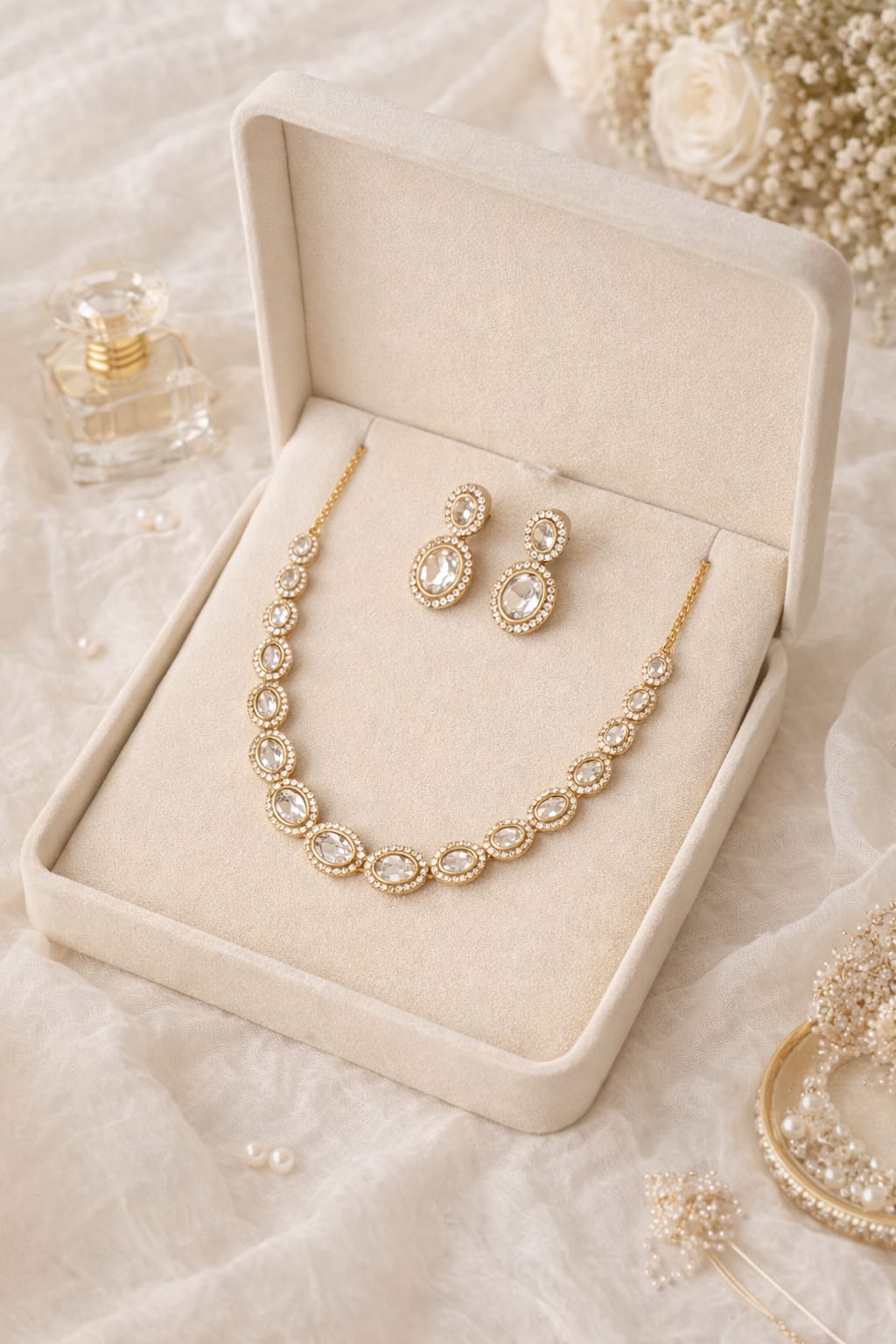 Golden Halo Oval Set