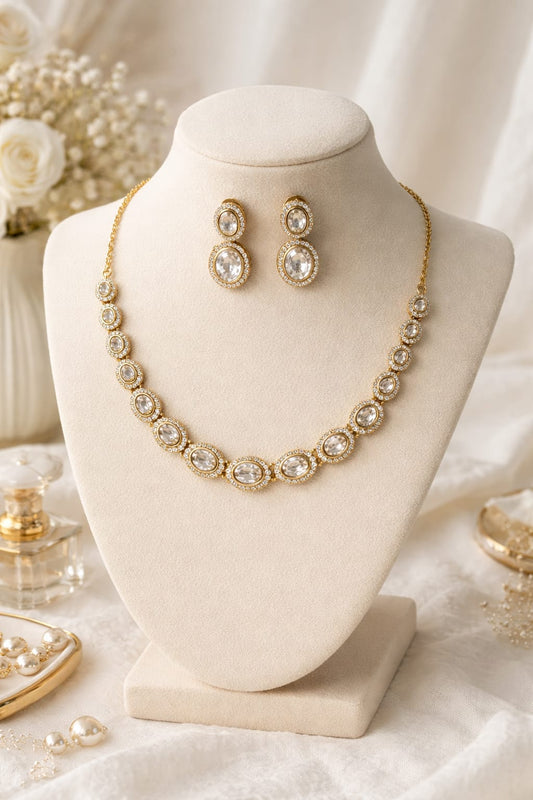 Golden Halo Oval Set
