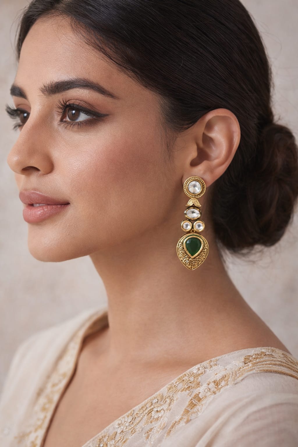 Antique Emerald Earrings