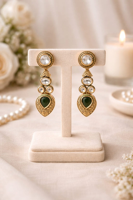 Antique Emerald Earrings
