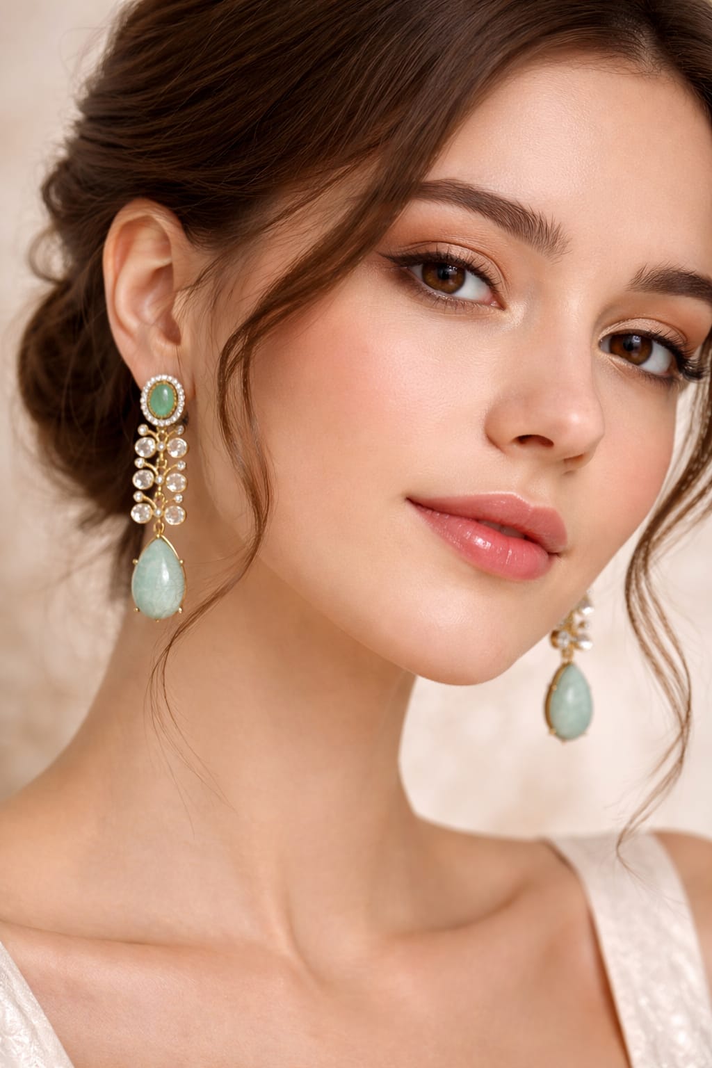 Aqua Elegance Drop Earrings
