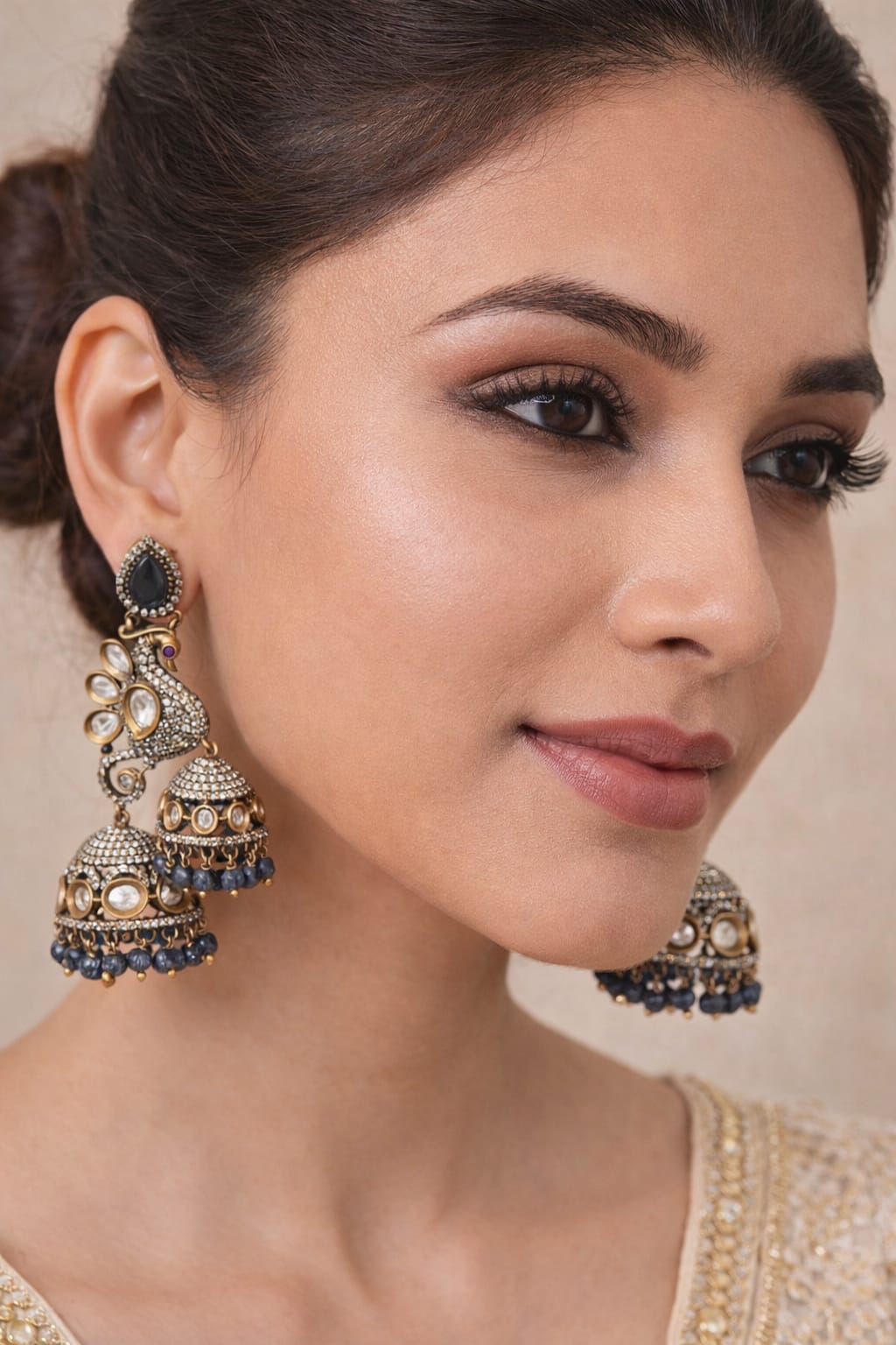 Royal Peacock Jhumkas