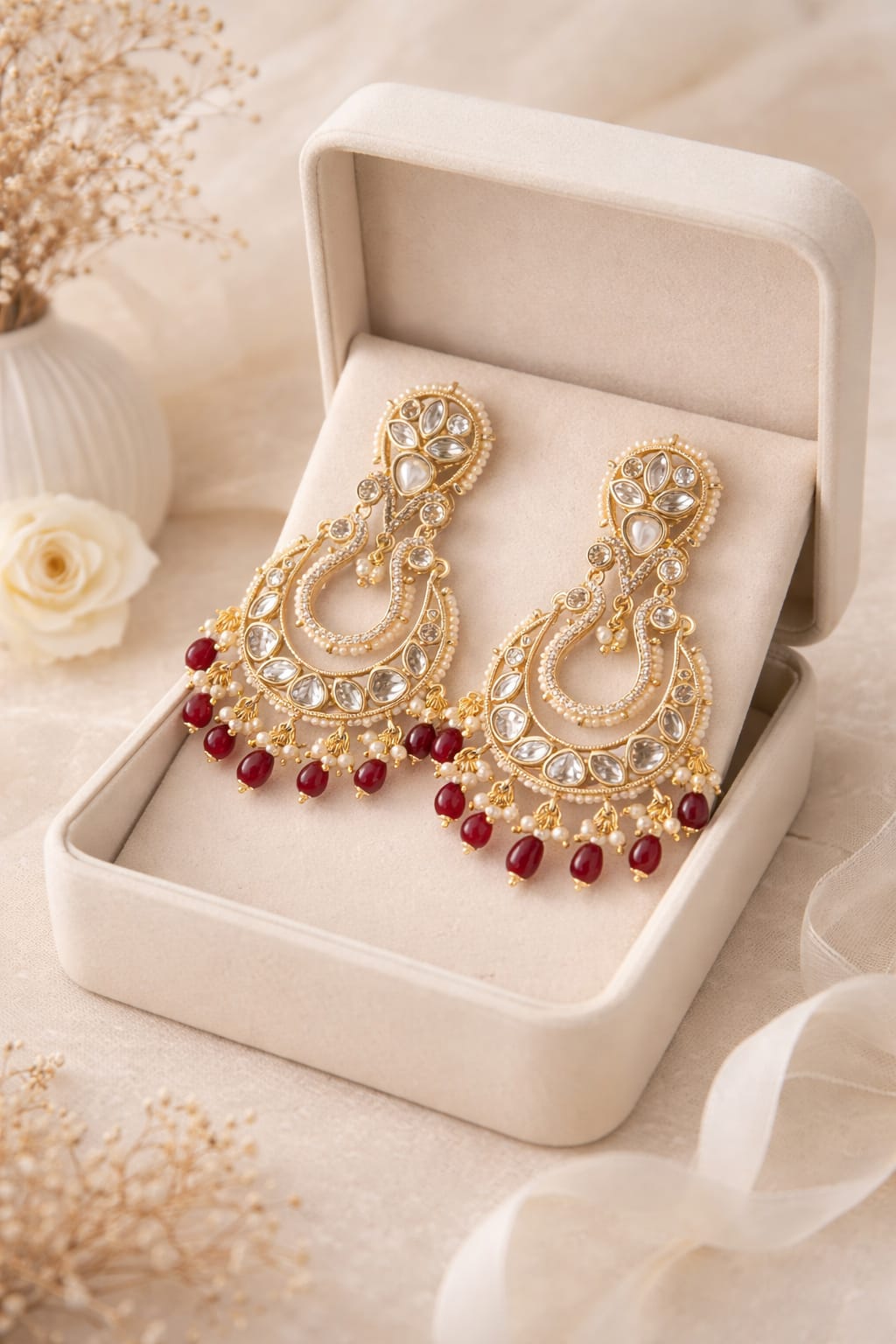 Ruby Pearl Chandbalis