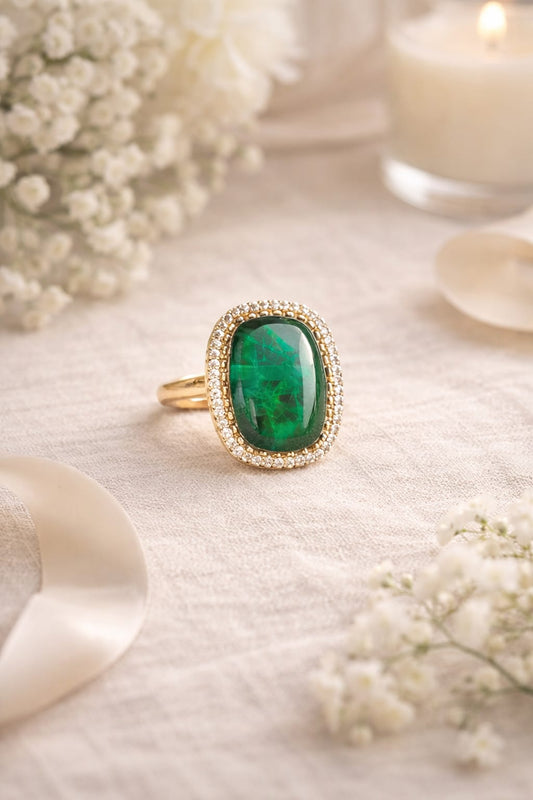 Royal Gemstone Statement Ring