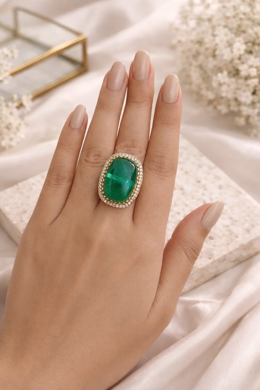 Royal Gemstone Statement Ring