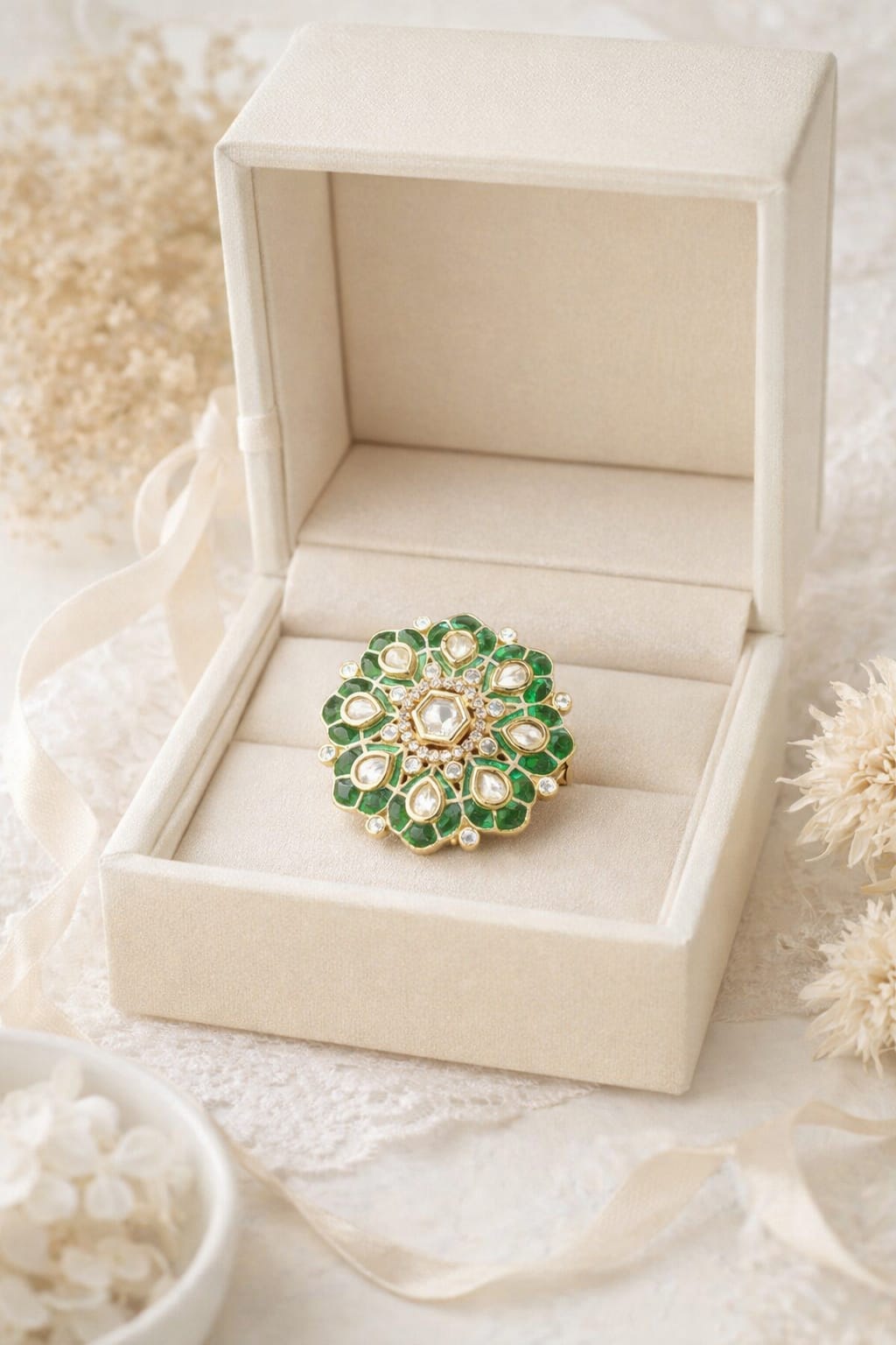 Emerald Bloom Ring