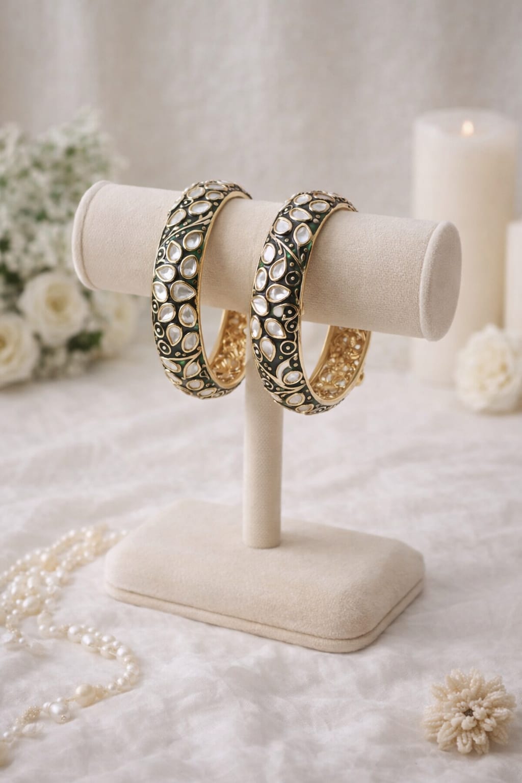Royal Kundan Meenakari Bangles