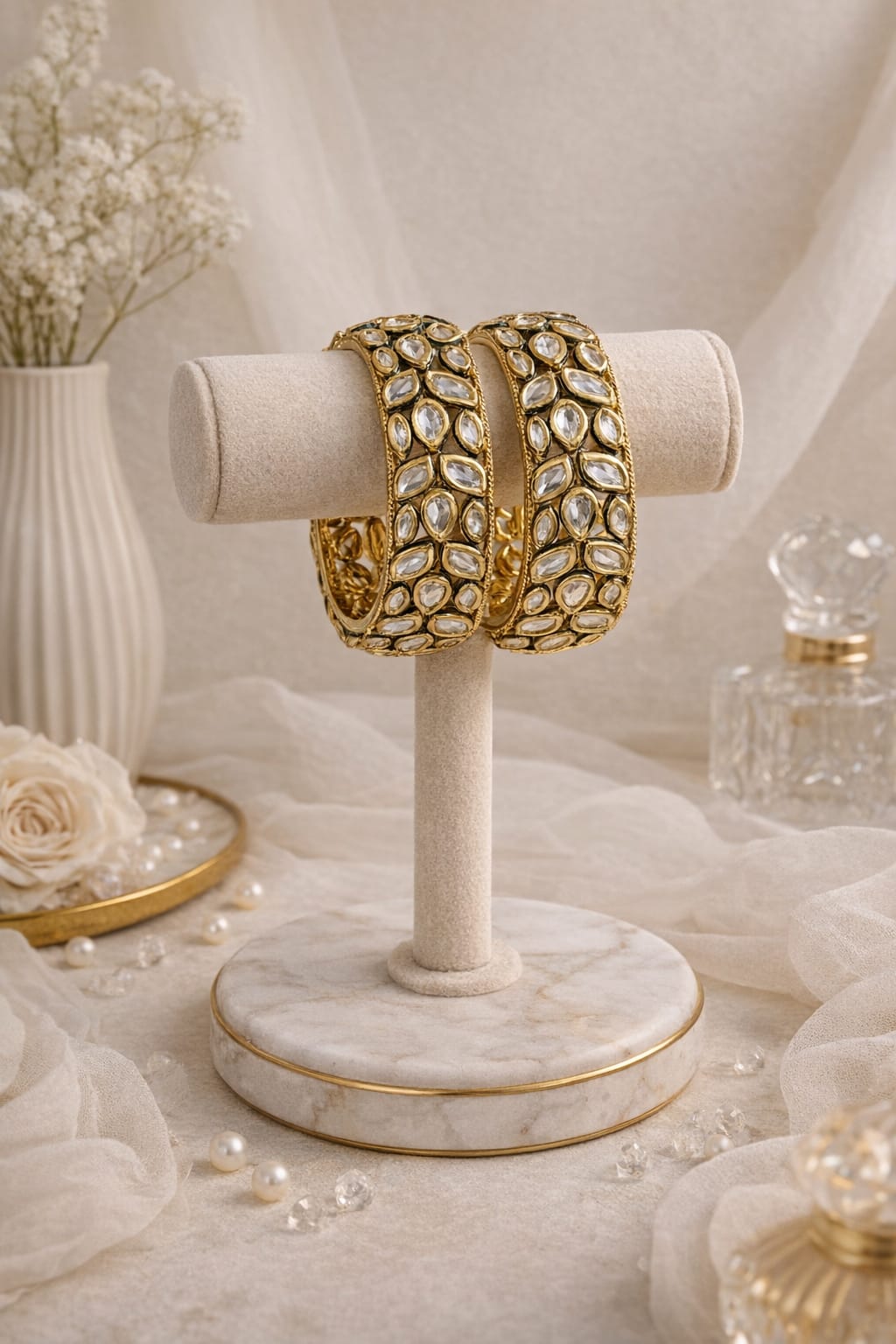 Royal Kundan Statement Bangles