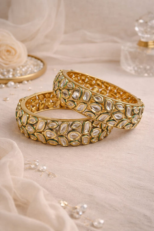 Royal Kundan Statement Bangles
