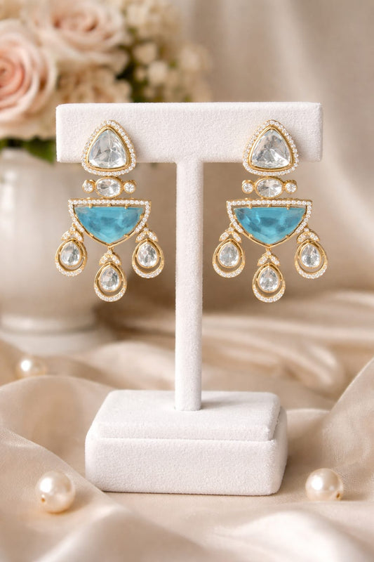 Aqua Muse Drop Earrings